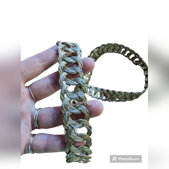 Gold and silver vintage belt - Picture 5 of 5